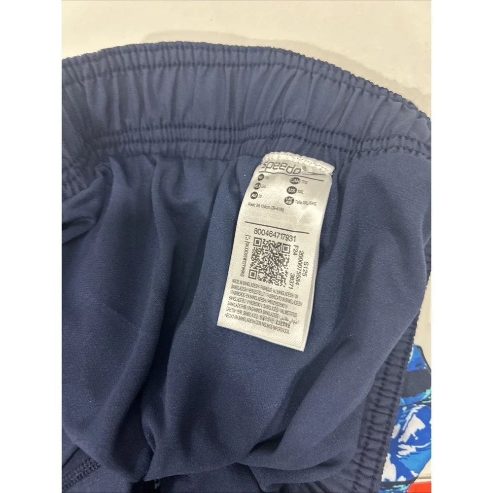 Speedo Men XXL Swim Short Hawaiin Sky Blue 9